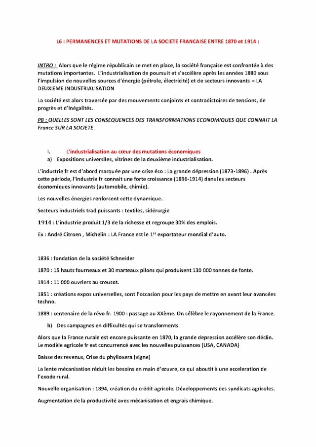 Know permanences et mutations de la société française jusqu’en 1914 thumbnail