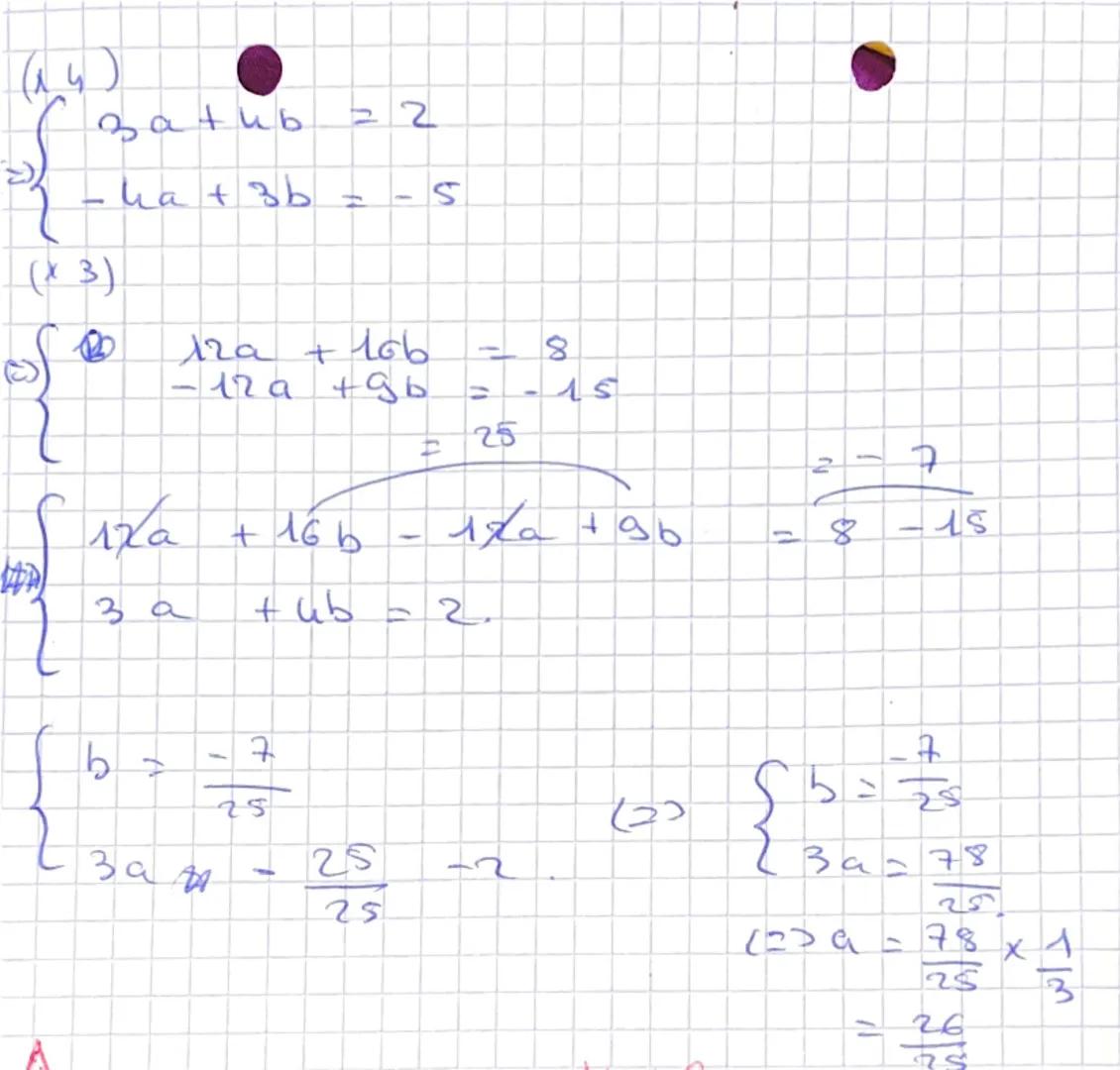 Maths
Exporks.
Resolution d'equation dans &
Equation du premier degrés.
Exemple : 3g +5 i = 4iz+2
Methode 1 (isler 31.
(2)3g-4ig=2-5℃
(に)
3
