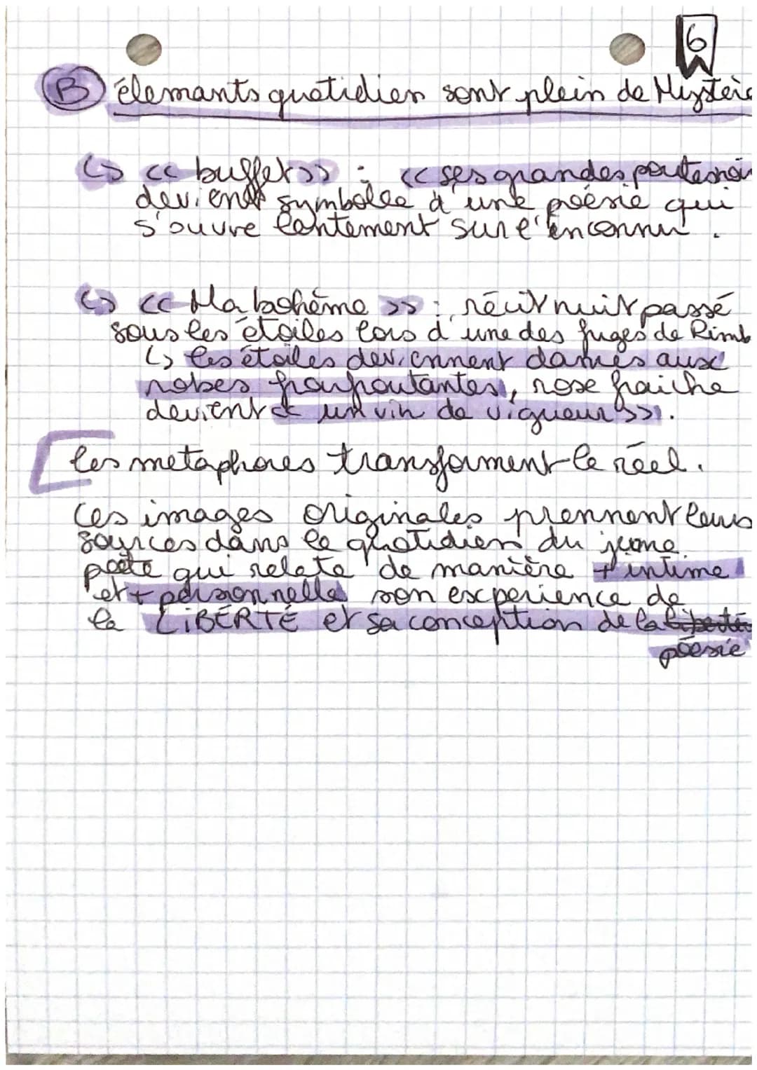 [ influence / Srupture franche
⑦la continuété d'une tradition poétique
choix d'une poesie versifiée et rimée
forme trad. du sonnet.
Co sur 2