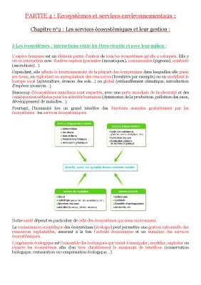 Know Les services écosystémiques et leur gestion thumbnail