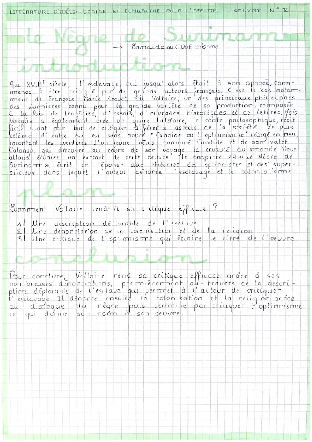 LL5 - LE NEGRE DE SURINAM - Voltaire 