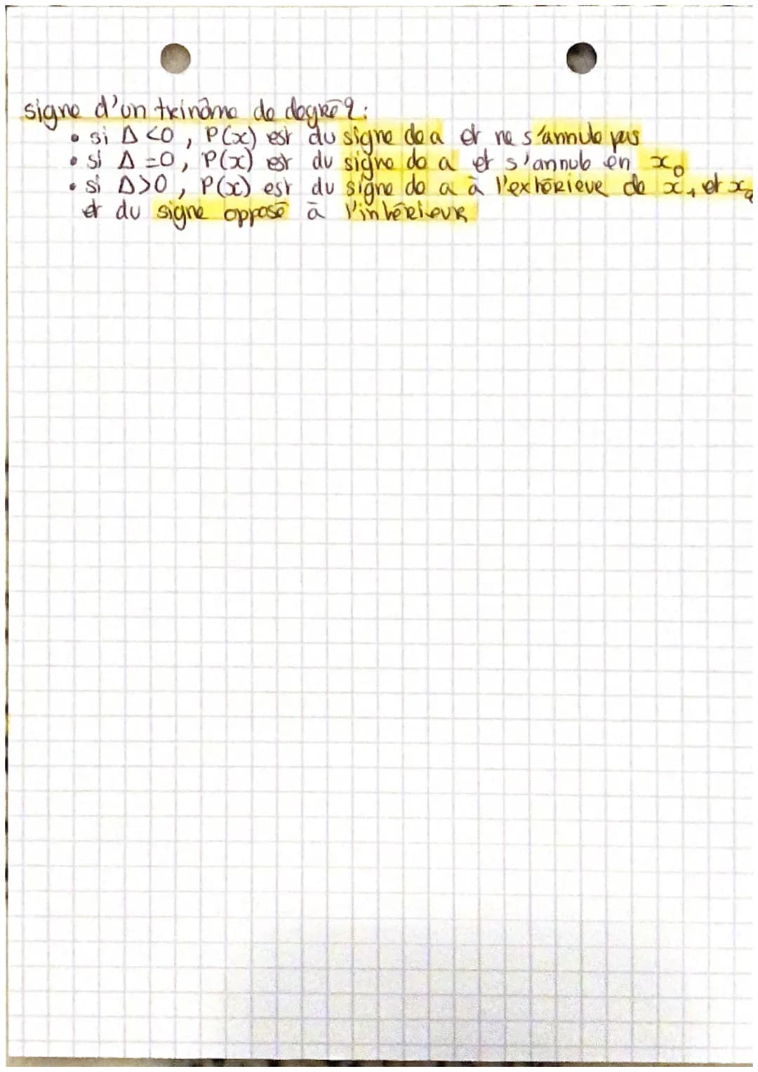 Definitions
On appelle fonction polynome du second degré toune fondion P
doğinie sur IR pour laquelle il existe des réels a £0, b, c
rel's q