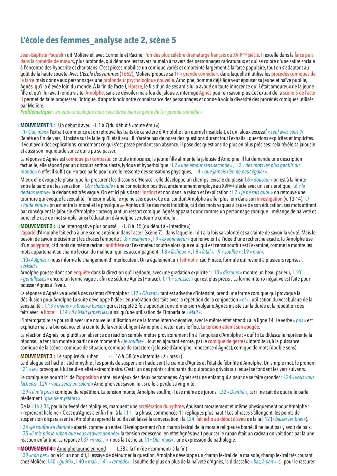 Juste la fin du Monde & ses oeuvres complémentaires
COMMENTAIRES LINÉAIRES
Def:
Soliloque : discours d'une personne qui se parle à elle-même