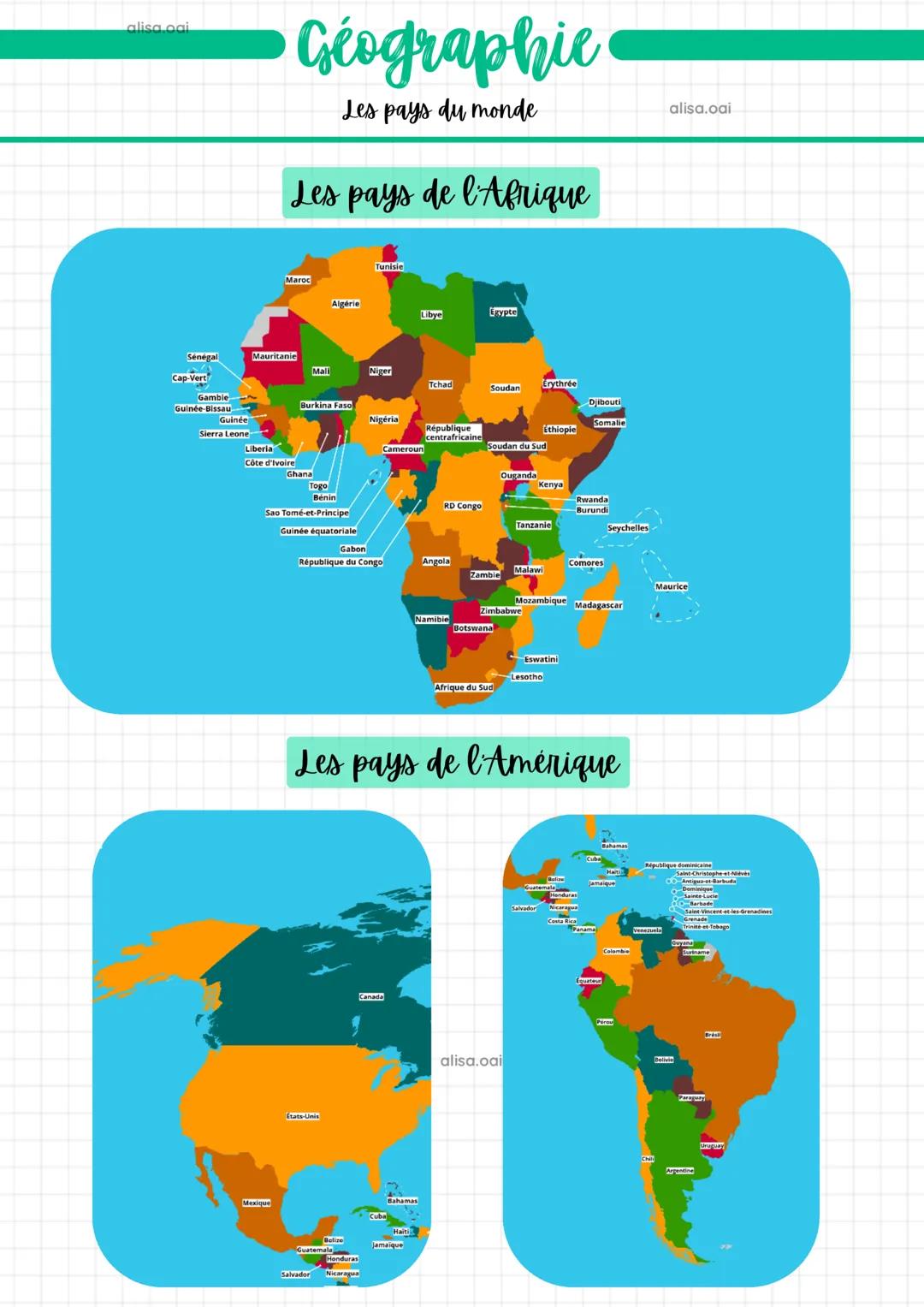 alisa.oai
Géographie
Les pays du monde
Les pays de l'Afrique
Maroc
Tunisie
Algérie
Libye
Égypte
Sénégal
Mauritanie
Mali
Niger
Cap-Vert
Tchad