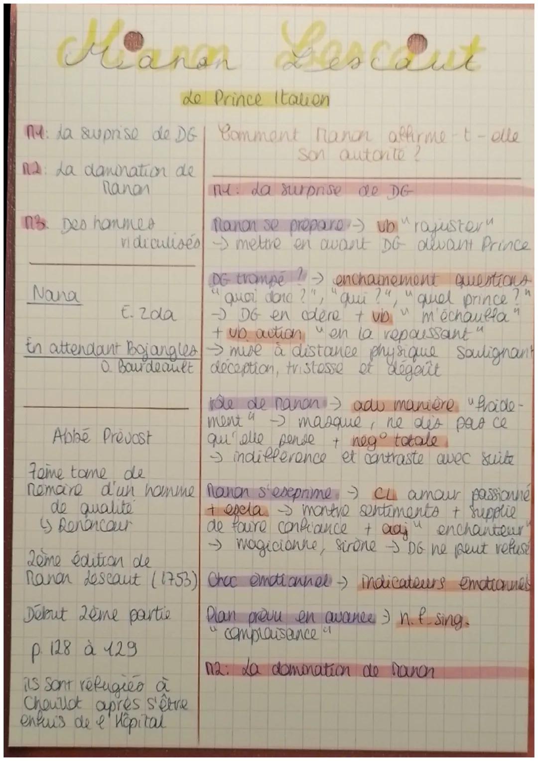 Abbé Prévost, Manon Lescaut, 1731.
Personnages en marge et plaisirs du romanesque >>>

Etude linéaire n°7
Le Prince Italien

1
Nous rentrame