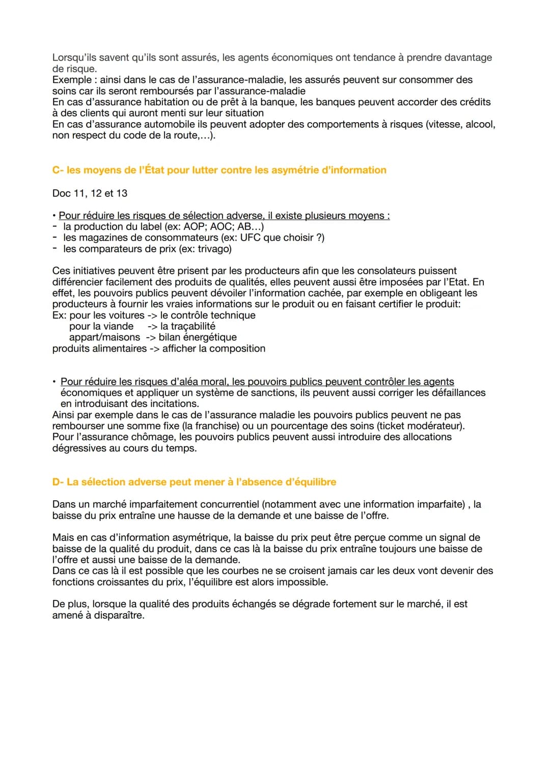 CHAPITRE 6:
QUELLES SONT LES PRINCIPALES DÉFAILLANCES DU MARCHÉ ?
Introduction :
Après avoir évoqué ce qu'est un marché, son fonctionnement,
