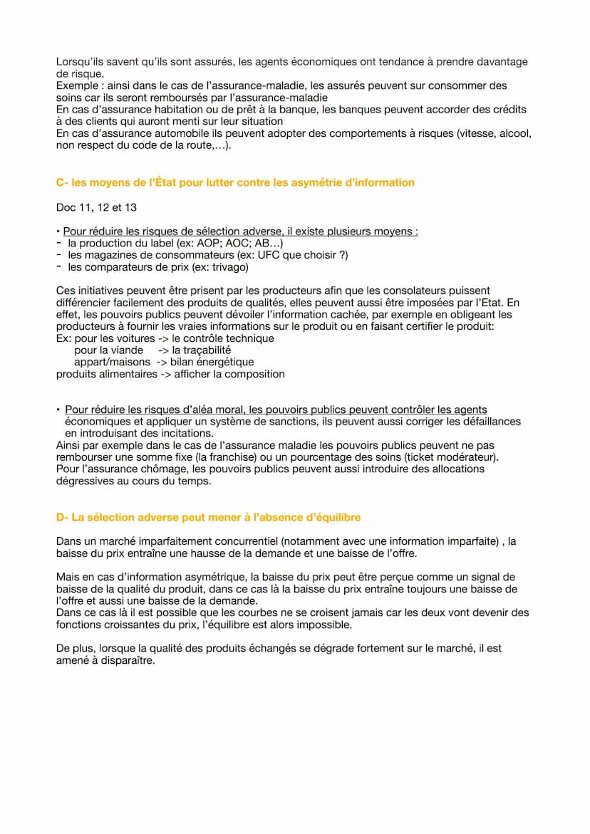 CHAPITRE 6:
QUELLES SONT LES PRINCIPALES DÉFAILLANCES DU MARCHÉ ?
Introduction :
Après avoir évoqué ce qu'est un marché, son fonctionnement,