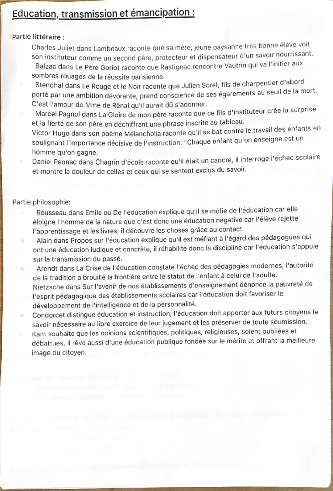 FICHES BAC HLP
Chapitre 1: La recherche de soi
1. Education, transmission et émancipation
DEFINITIONS:
contingence: possibilité de faire aut
