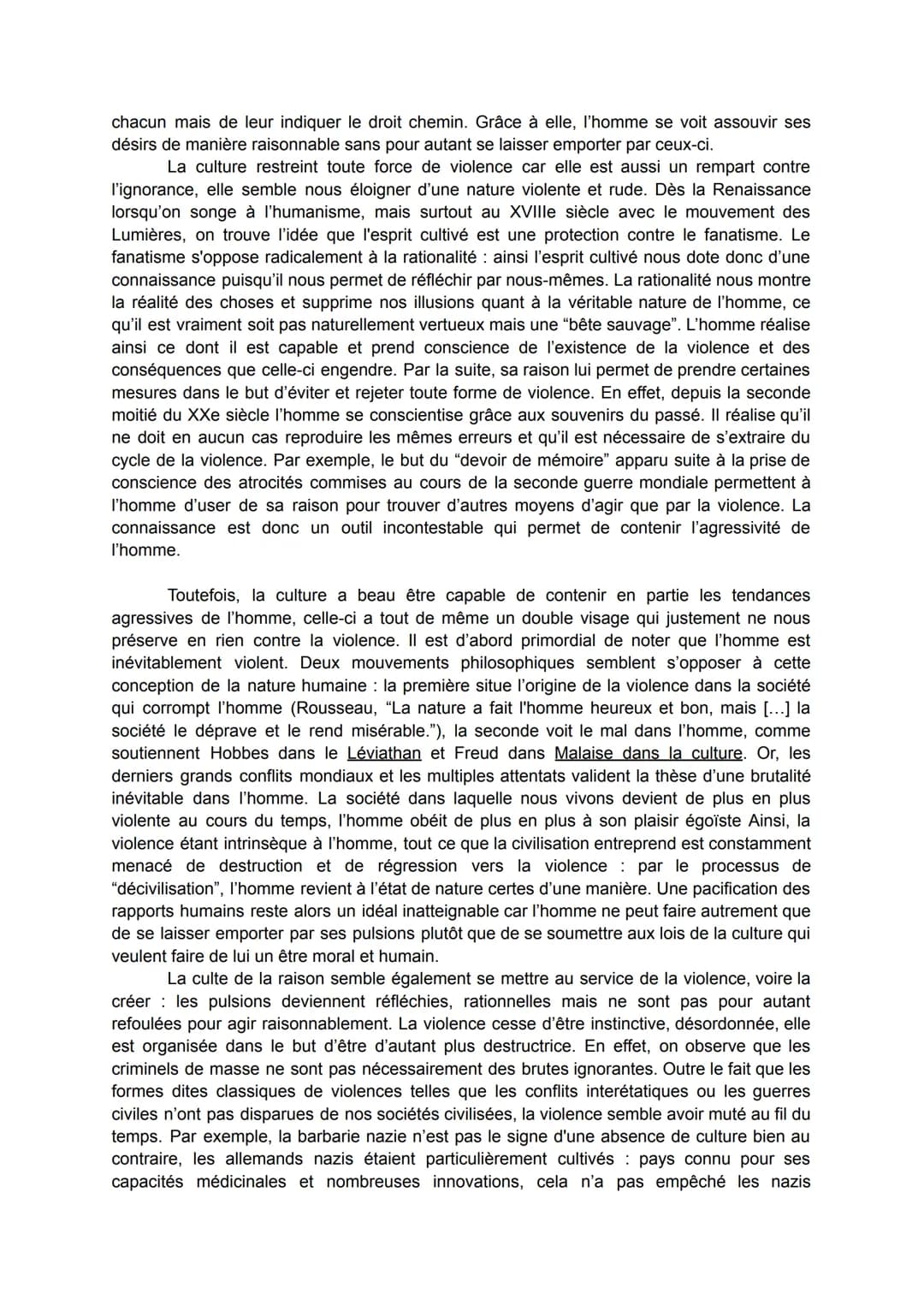 La culture parvient-elle à contenir les tendances agressives de l'humanité ?
L'homme, à priori conçu pour entretenir des rapports sociaux av