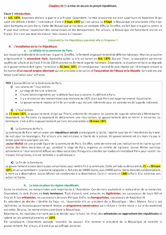 Know La Troisième République avant 1914. thumbnail