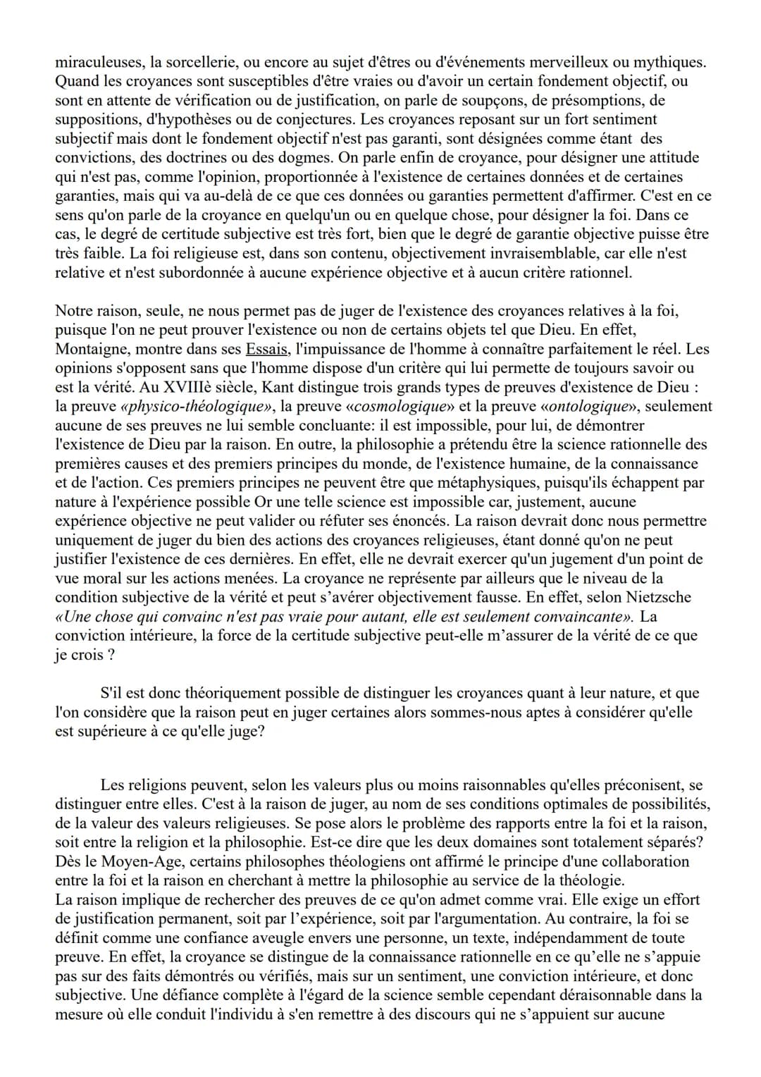 LA RAISON PERMET-ELLE DE JUGER LES CROYANCES ?
«La France assure l'égalité devant la loi de tous les citoyens sans distinction d'origine, de