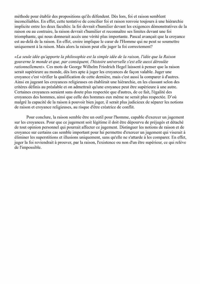 LA RAISON PERMET-ELLE DE JUGER LES CROYANCES ?
«La France assure l'égalité devant la loi de tous les citoyens sans distinction d'origine, de