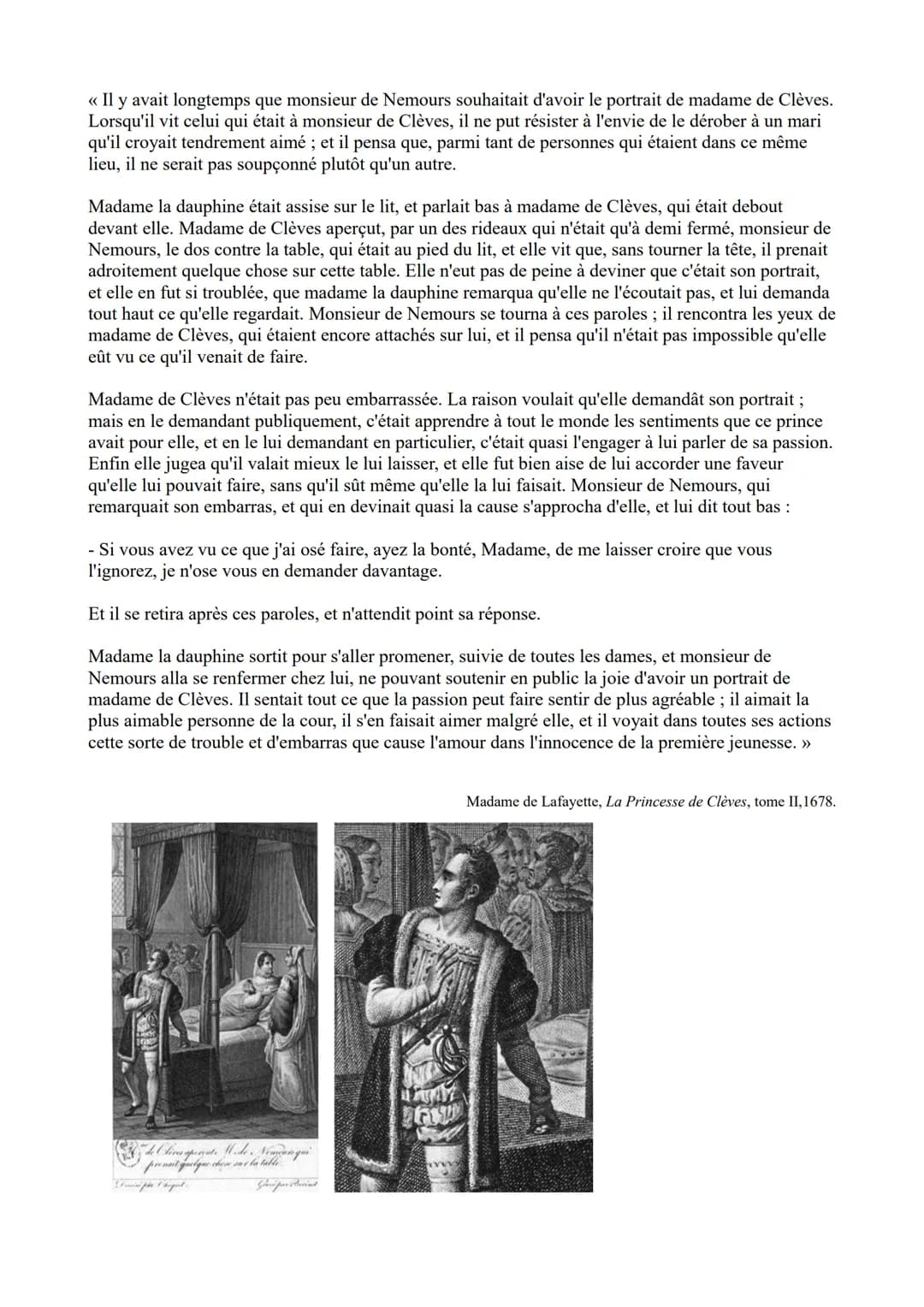 Madame de La Fayette
Je vol du portrait
"Les passions peuvent me conduire, mais elles ne sauraient m'aveugler."
LA PRINCESSE DE CLEVES MADAM