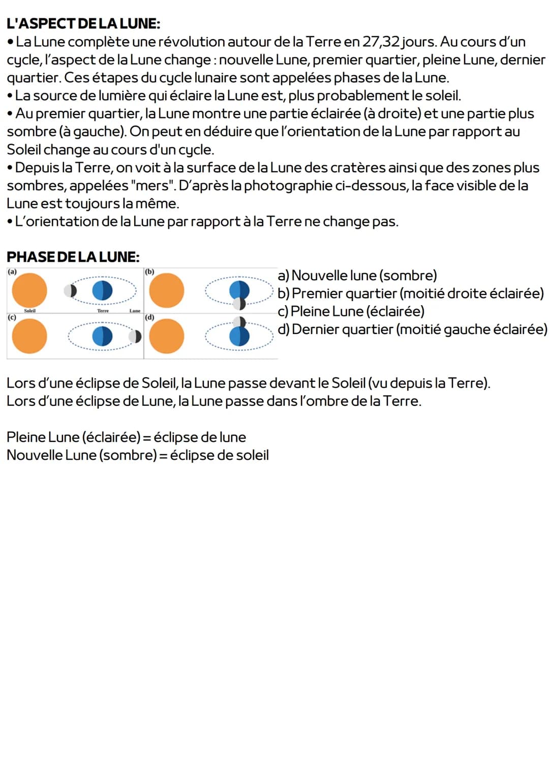 22 PHYSIQUE-CHIMIE
SÉQUENCE 1: La Terre, un astre singulier
CHAPITRE 2: La Terre dans l'univers
LE SYSTÈME SOLAIRE:
Le Soleil est la seule é