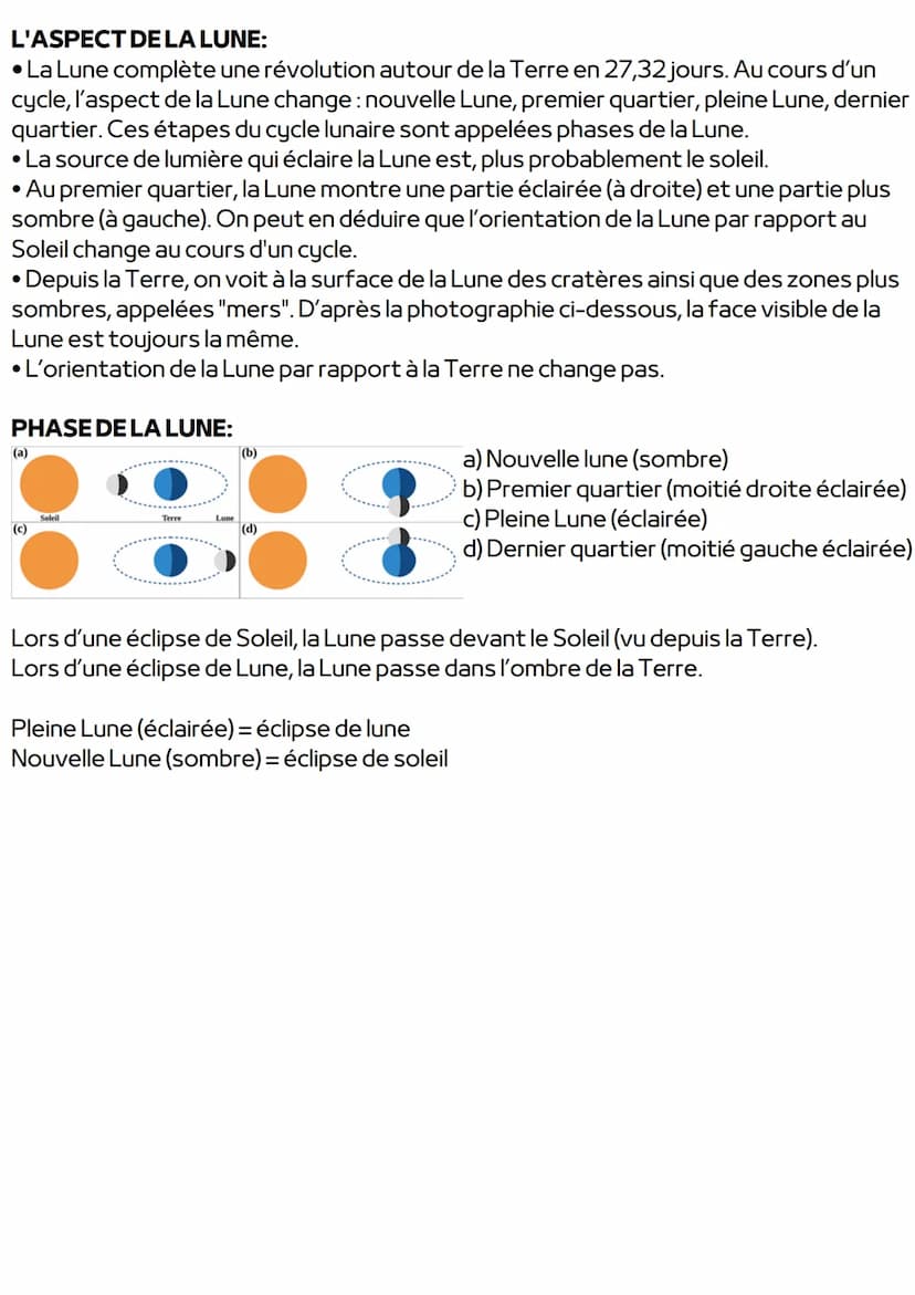 22 PHYSIQUE-CHIMIE
SÉQUENCE 1: La Terre, un astre singulier
CHAPITRE 2: La Terre dans l'univers
LE SYSTÈME SOLAIRE:
Le Soleil est la seule é