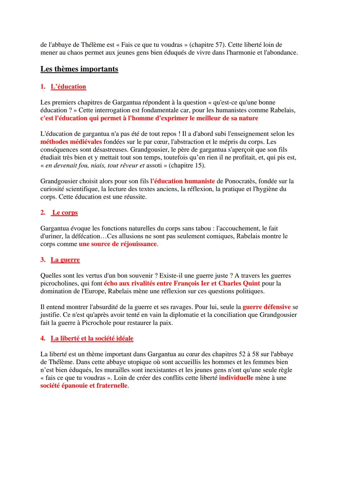 Objet d'étude 1: Littérature d'idée
Parcours: Rire et savoir
François Rabelais, Gargantua
François Rabelais
Né à la fin du 15e siècle, moine
