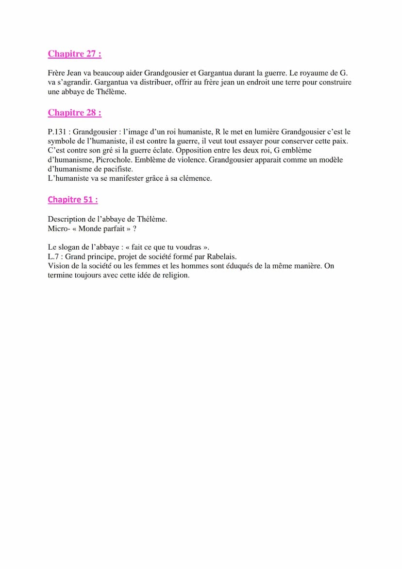 Objet d'étude 1: Littérature d'idée
Parcours: Rire et savoir
François Rabelais, Gargantua
François Rabelais
Né à la fin du 15e siècle, moine