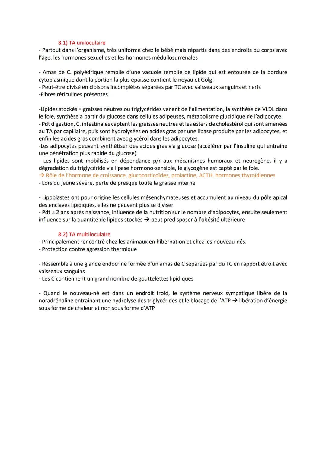 1) Introduction
- origine mésodermique
- Cellules de soutiens + matrice (= fibres + substances fondamentales)
- Vascularisé (sauf cartilagin