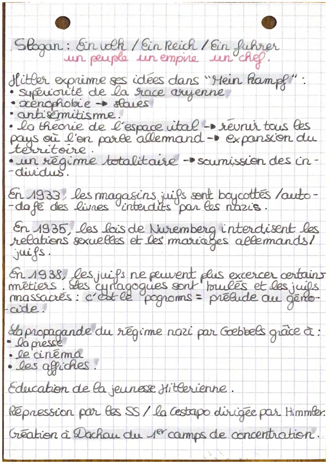 2
# HISTOIRE

d'entre 2 guerres.

I-Sle régime saiétique.

En 1917, Slenine s'empare du pouvoir.Il's'ins-
- pire des idées de Karl Marx; veu