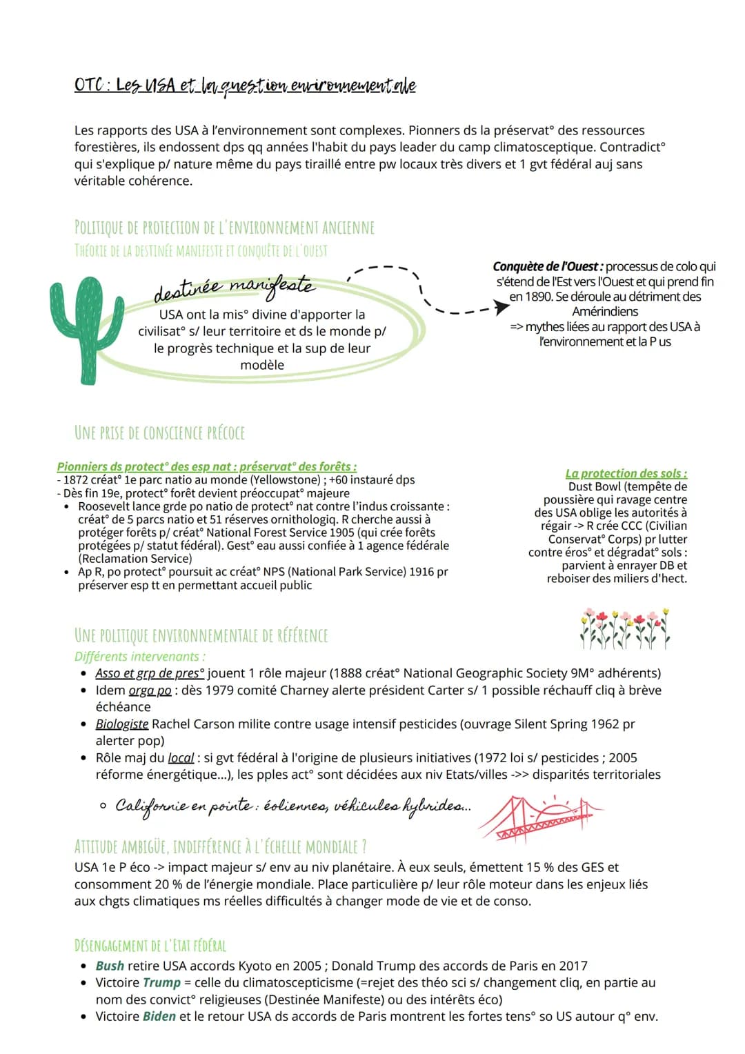 HGGSP thème 3 : L'environnement, entre exploitation et protection_
DEFINITIONS ET ÉVOLUTION DE LA NOTION D'ENVIRONNEMENT
environnement: ense
