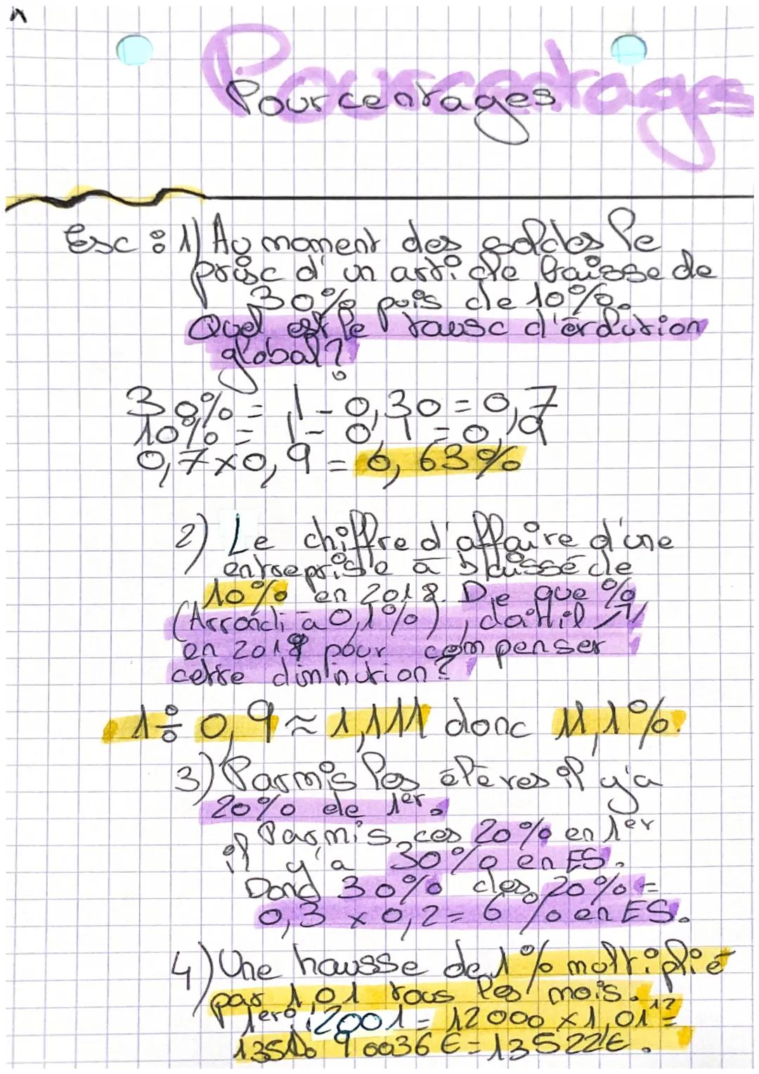 e

# MATHS

8 8 8 8 8 || 888888

## Maîtriser les
## Powcertages

Pour calaurer la plupost
des formes de pourcentages

Va=Vdx$(1 \pm \frac{F