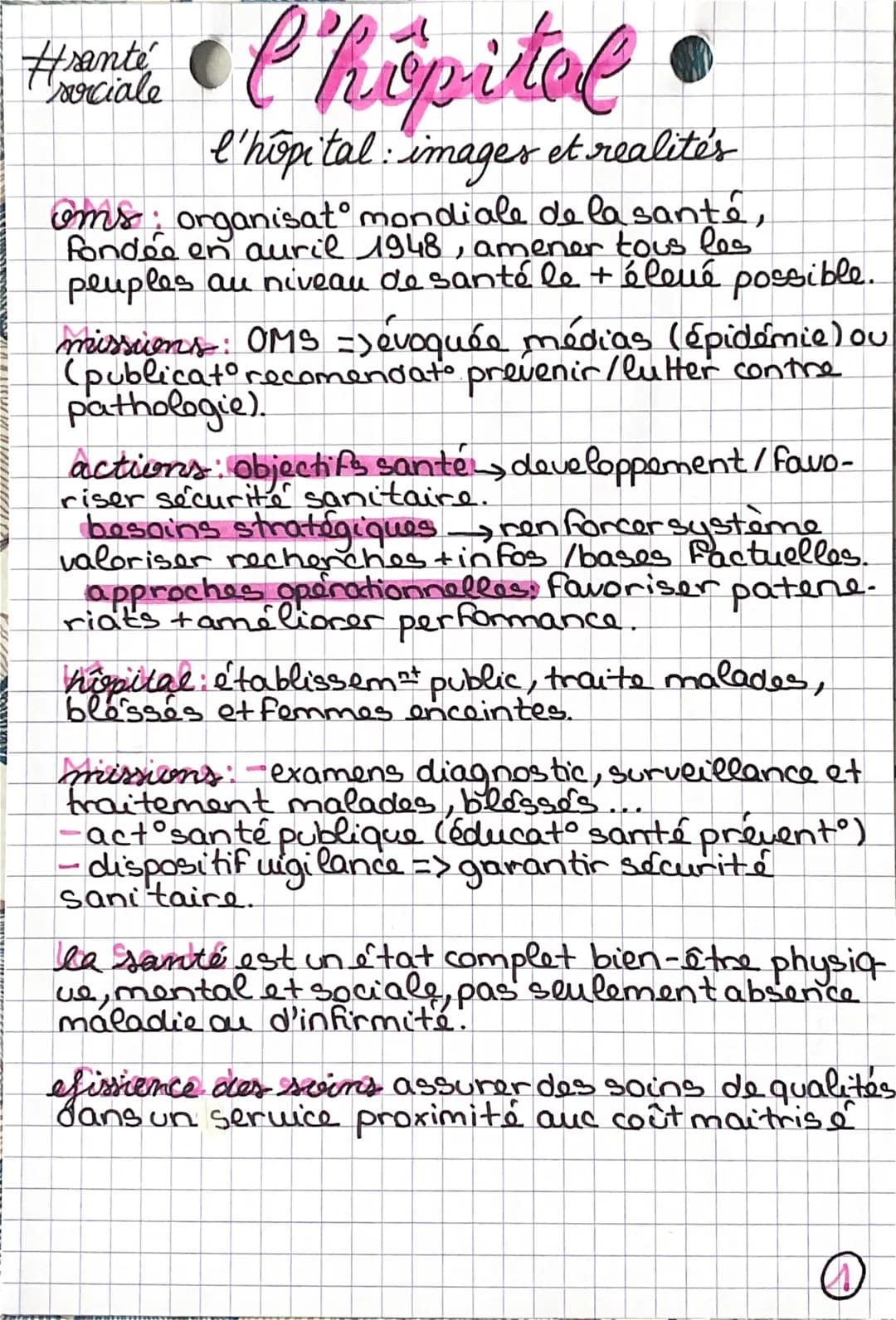 Hrant l'hopitel•
#₂
C
sarciale
l'hopital: images et realités
oms organisat° mondiale de la santé,
fondée en auril 1948, amener tous les
peup