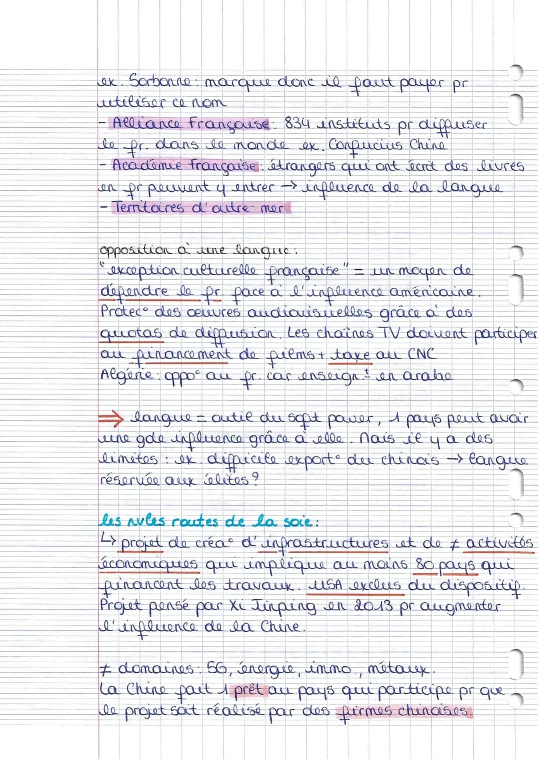 Usim
Formes iNDiRECTES DE LA PUISSANCE
la langue:
7000 langues mondiales dont la moitié disparaîtront
d'ici la fin du siect.
Différents stat