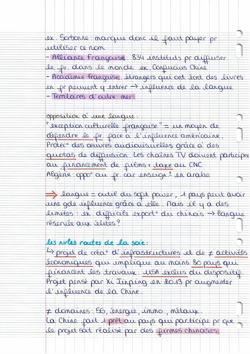 Usim
Formes iNDiRECTES DE LA PUISSANCE
la langue:
7000 langues mondiales dont la moitié disparaîtront
d'ici la fin du siect.
Différents stat
