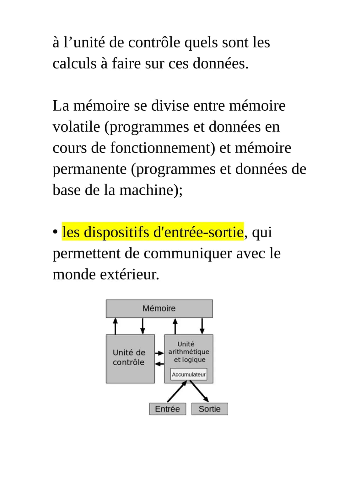 Architecture de von Neumann
L'architecture dite de von Neumann est un
modèle d'ordinateur qui utilise une
structure de stockage unique pour
