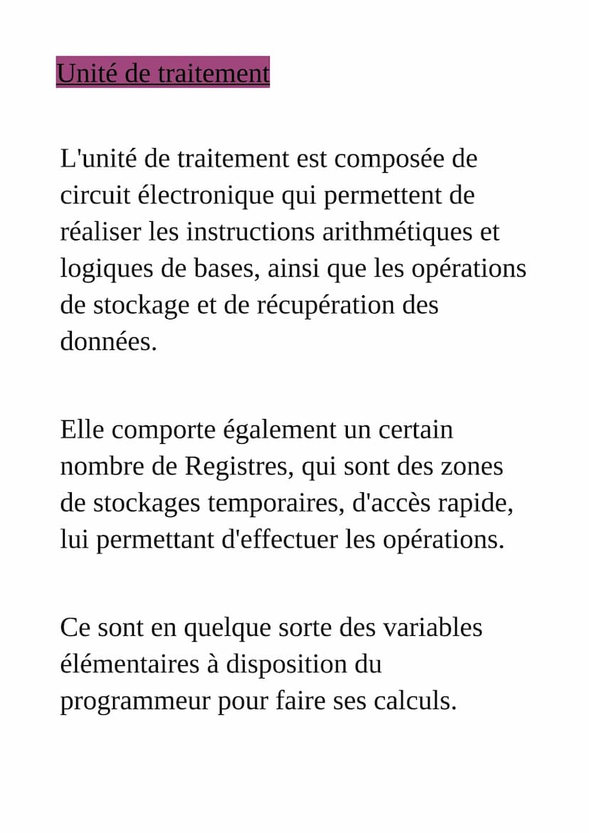 Architecture de von Neumann
L'architecture dite de von Neumann est un
modèle d'ordinateur qui utilise une
structure de stockage unique pour
