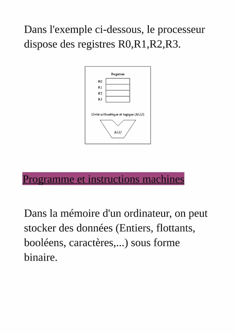 Architecture de von Neumann
L'architecture dite de von Neumann est un
modèle d'ordinateur qui utilise une
structure de stockage unique pour

