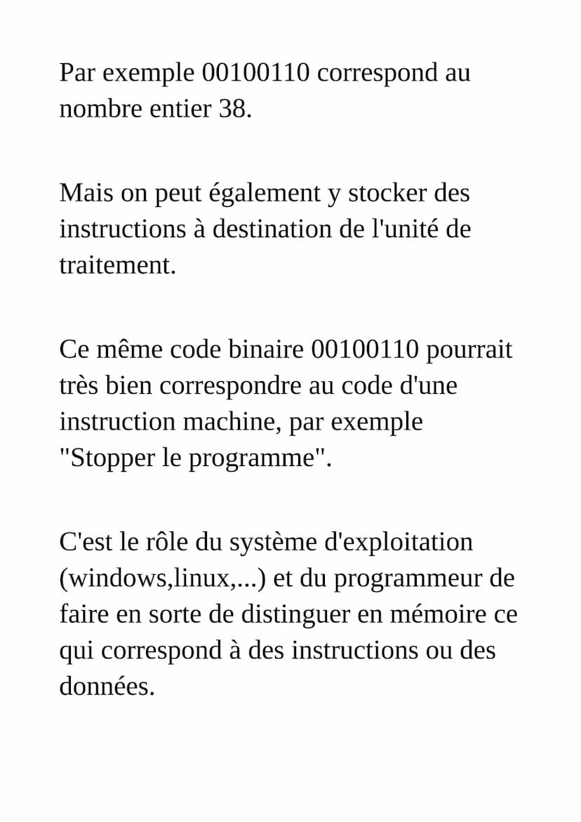 Architecture de von Neumann
L'architecture dite de von Neumann est un
modèle d'ordinateur qui utilise une
structure de stockage unique pour

