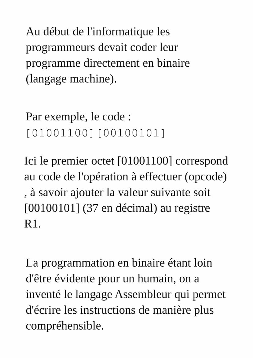 Architecture de von Neumann
L'architecture dite de von Neumann est un
modèle d'ordinateur qui utilise une
structure de stockage unique pour
