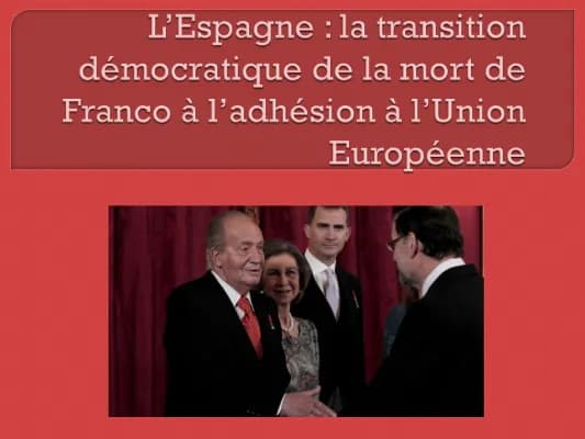 Know La transition démocratique de l'Espagne thumbnail