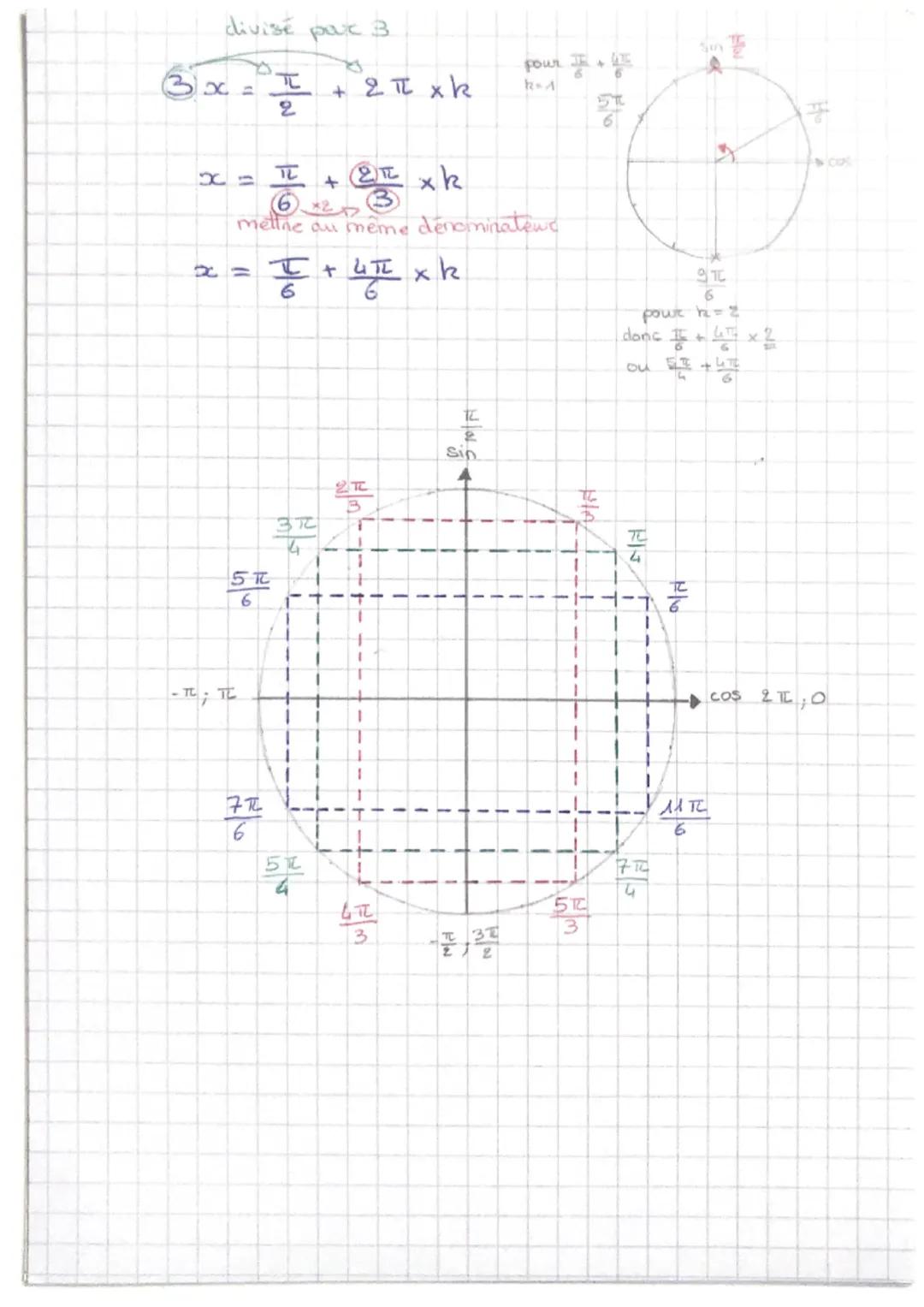 # TRIGONOMETRIE

• Trouver Radian avec degrés

$\frac{9 \times 2\pi}{360}$ 9 = dearre donné

• Trouver degrés avec Radian

$\frac{9 \times 1