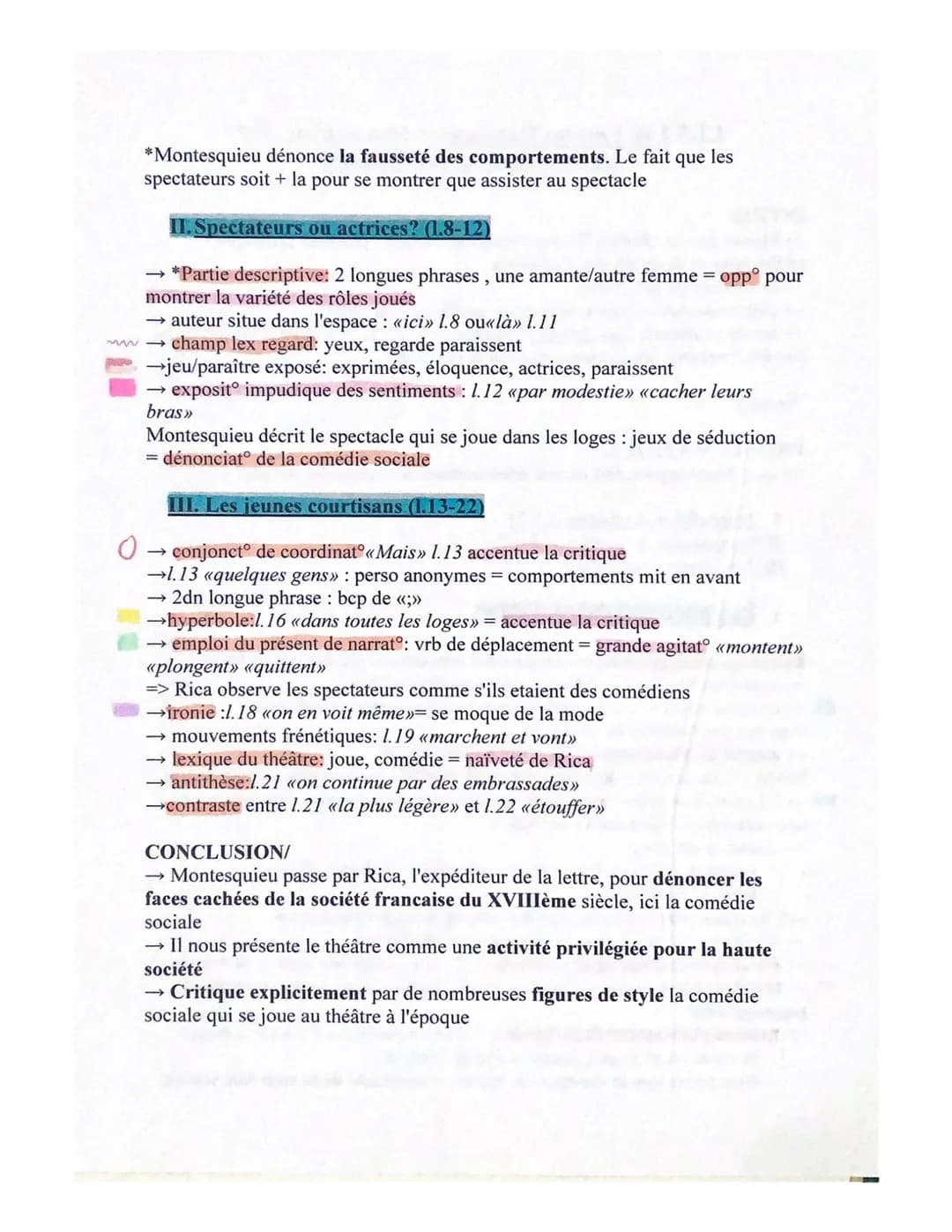 Objet d'étude: La littérature d'idées du XVIème au XVIIIème siècle
La Bruyère, Les Caractères ou moeurs de ce siècle, chapitres Và X
Parcour