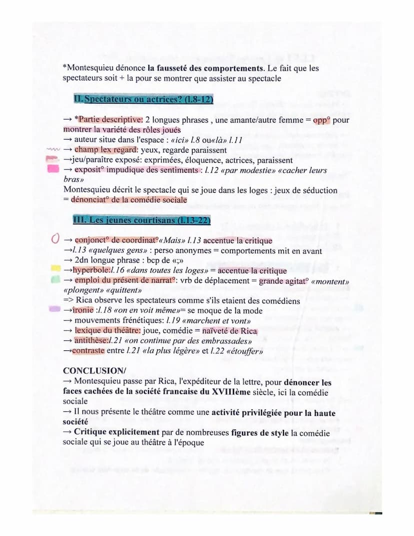 Objet d'étude: La littérature d'idées du XVIème au XVIIIème siècle
La Bruyère, Les Caractères ou moeurs de ce siècle, chapitres Và X
Parcour