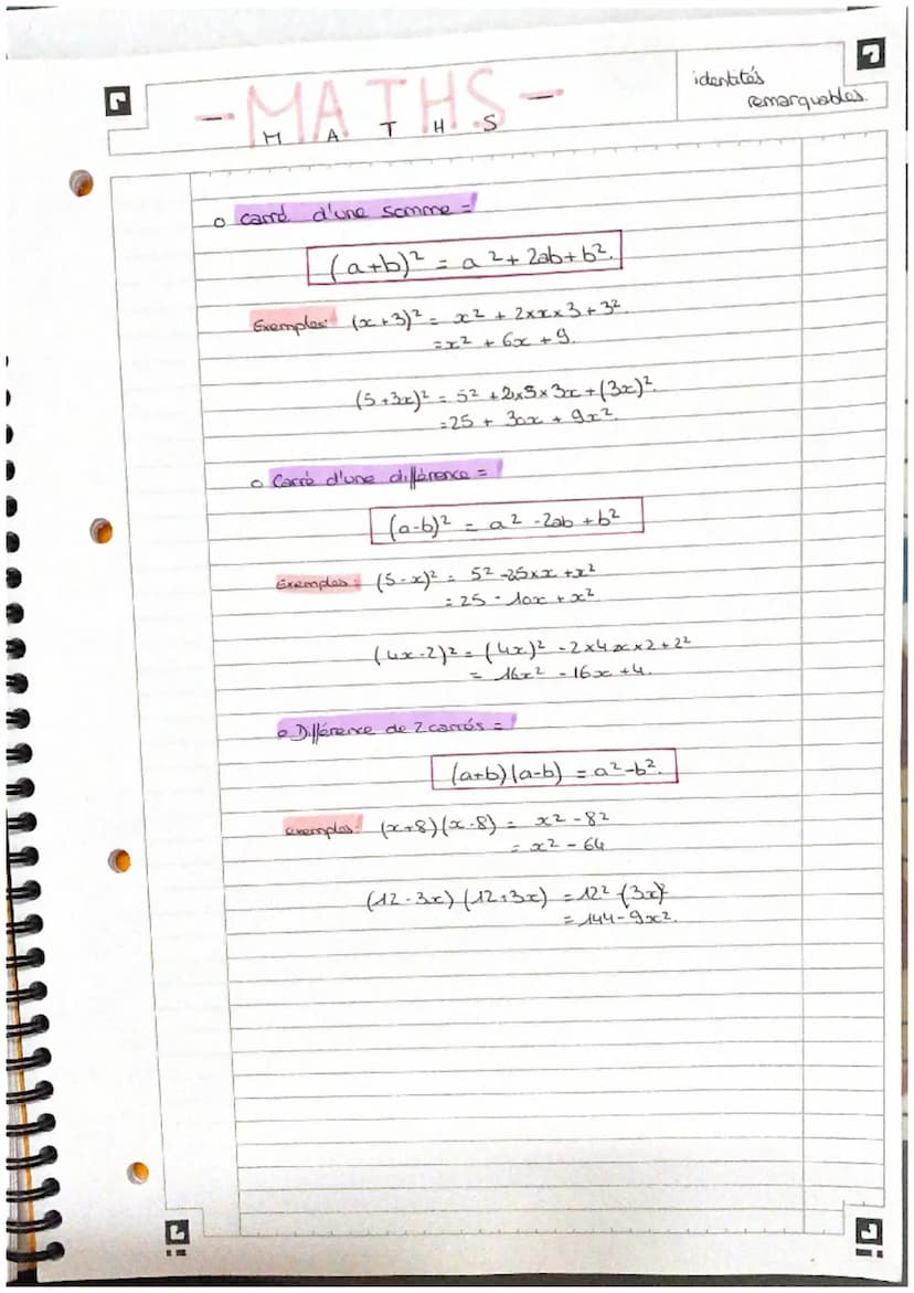 in
-MATHS
-
Développer avec la distributivité
• distribohvite simple.
Exemples:
A= 5 (x+2)
A = 5x + 5x2!
A = 5x + 10.
Exemples
a double dist