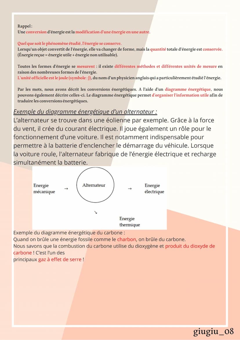 E1. Qu'est-ce que je sais sur l’ENERGIE
?
Une source
d'énergie est un ensemble de matières premières ou de phénomènes naturels,
utilisés pou