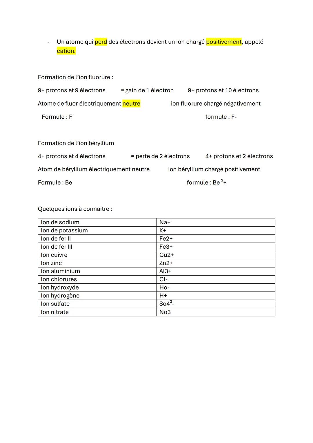 # Chapitre 1: Atomes et ions
Révisions 4 emes sur les atomes et molécules

|           | Hydrogène | Carbone | Oxygène | Azote |
| :--------