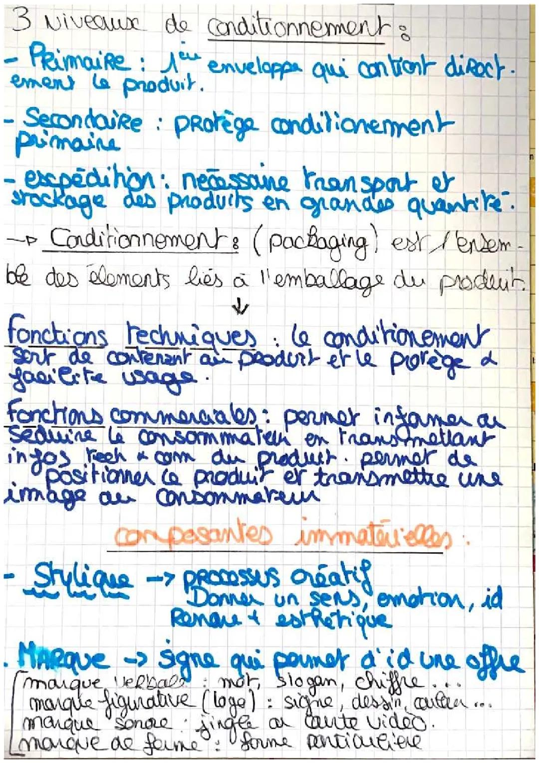 caractériser les composantes de l’offre 