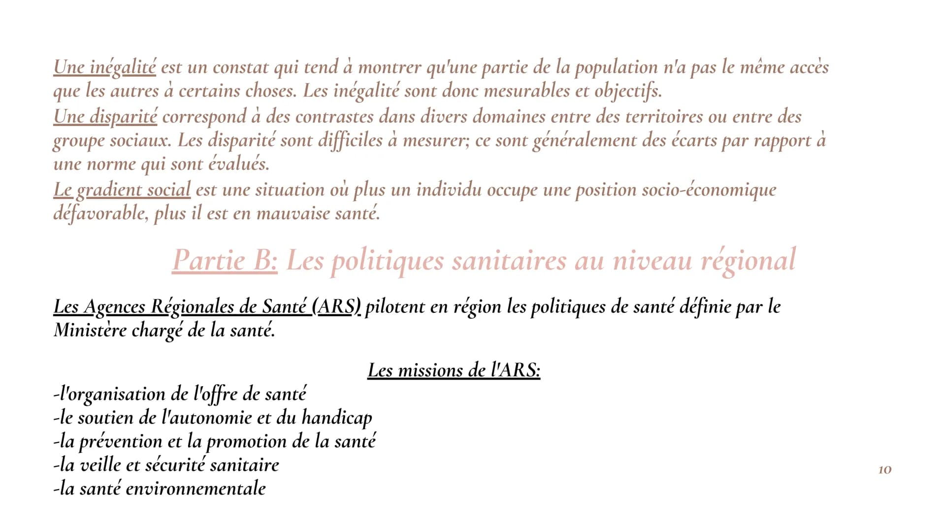 Hafifa
Emma
Sarah
REVISION
Chapitre 1 et chapitre 2
ΟΙ SOMMAIRE
Chapitre I
Partie A: L'origines de la santé publique en France.......
Partie
