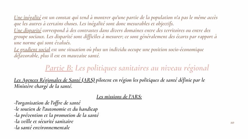 Hafifa
Emma
Sarah
REVISION
Chapitre 1 et chapitre 2
ΟΙ SOMMAIRE
Chapitre I
Partie A: L'origines de la santé publique en France.......
Partie