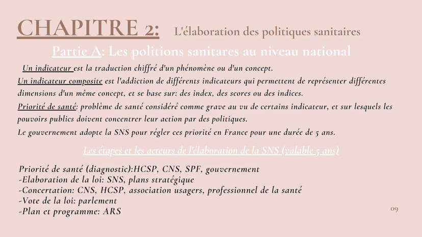 Hafifa
Emma
Sarah
REVISION
Chapitre 1 et chapitre 2
ΟΙ SOMMAIRE
Chapitre I
Partie A: L'origines de la santé publique en France.......
Partie
