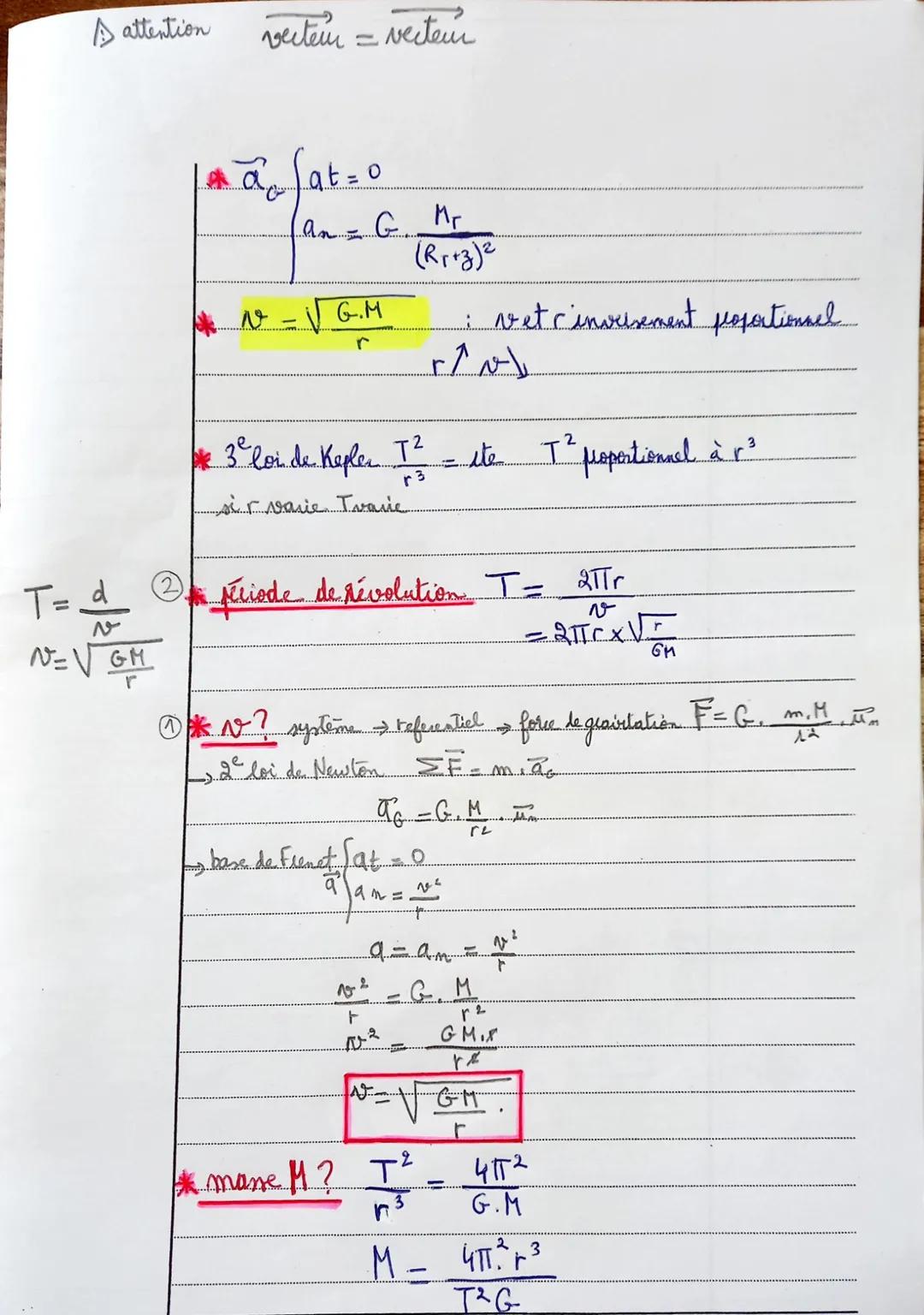 g: champ de pesanter

G: constante de gravitation

$\overrightarrow{G}$: champ de gravitation

$\overrightarrow{F_{AB}}$: fole de gravitatio