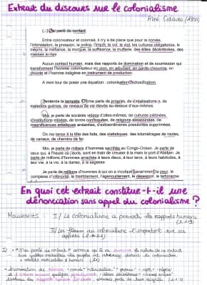 Know analyse linéaire discours sur le colonialisme Aimé Césaire  thumbnail