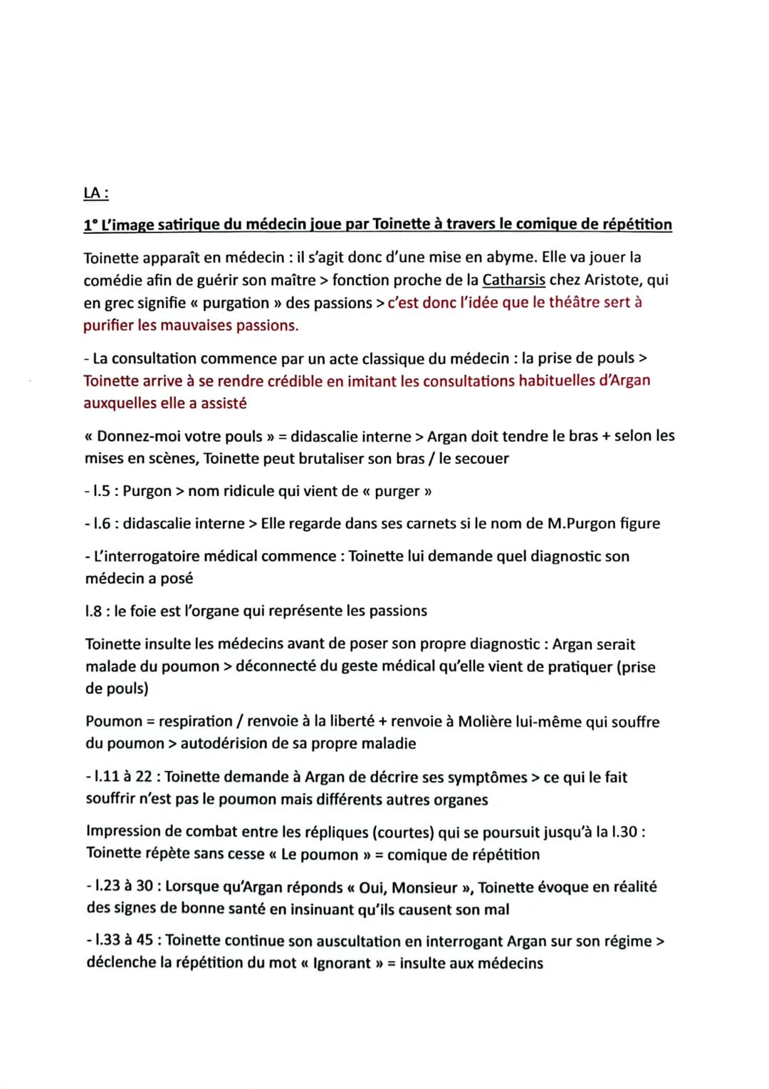 SEQ. III - TEXTE: Le Malade imaginaire, Molière, 1673, Acte III, scène 10
TOINETTE. - Donnez-moi votre pouls. Allons donc, que l'on batte
co