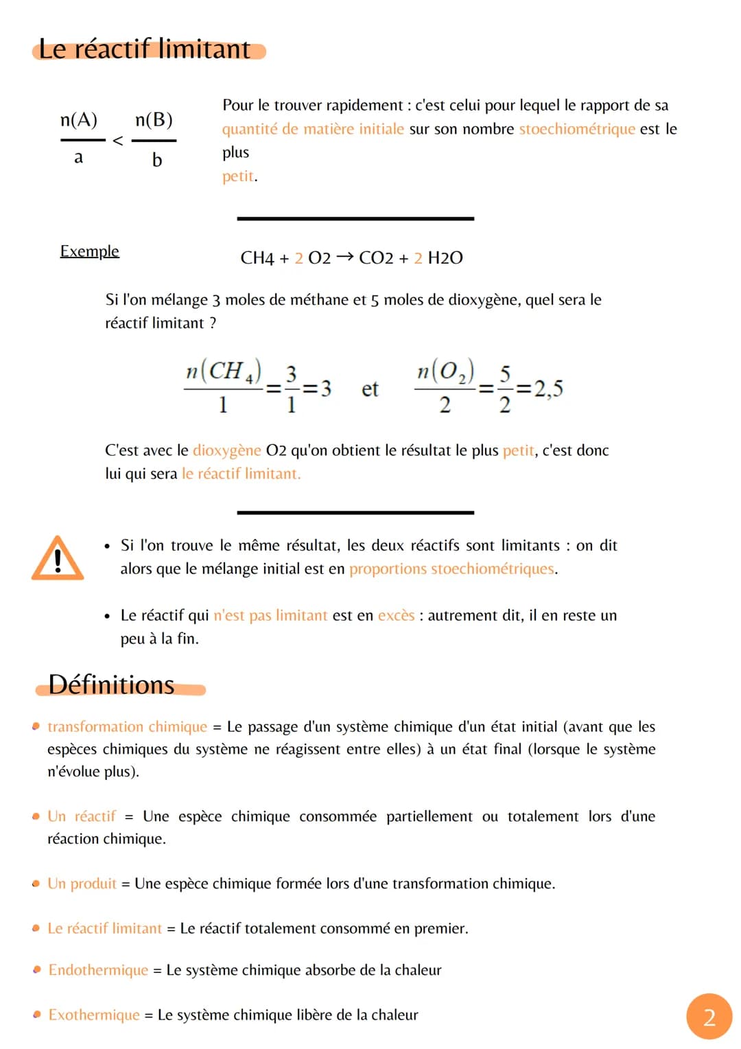 Rhysique Chimie.
La transformation chimique
Modélisation d'une transformation chimique
méthane + dioxygène
३
Réactifs
dioxyde de carbone + e