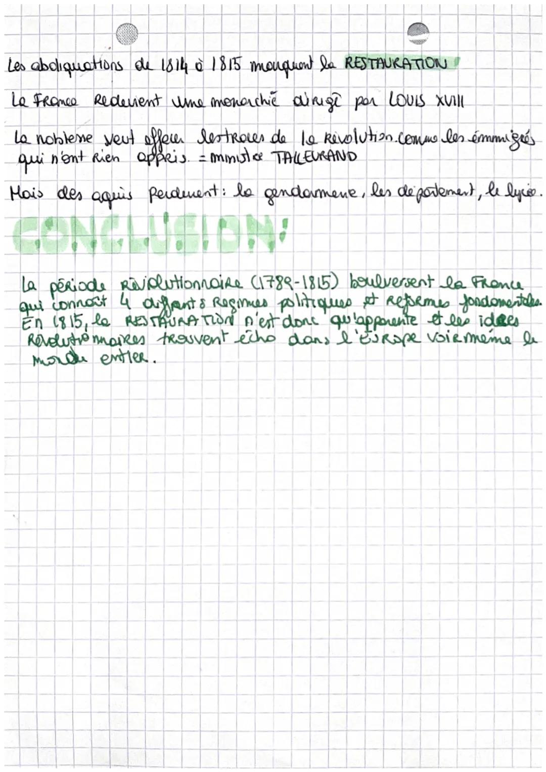 1/3
CLERGE
17A
NOBLESSE
Periode Revowtionnaire : 1789-1815 = transformation politique, desocialler
administratives de la France...
TIERS-ETA