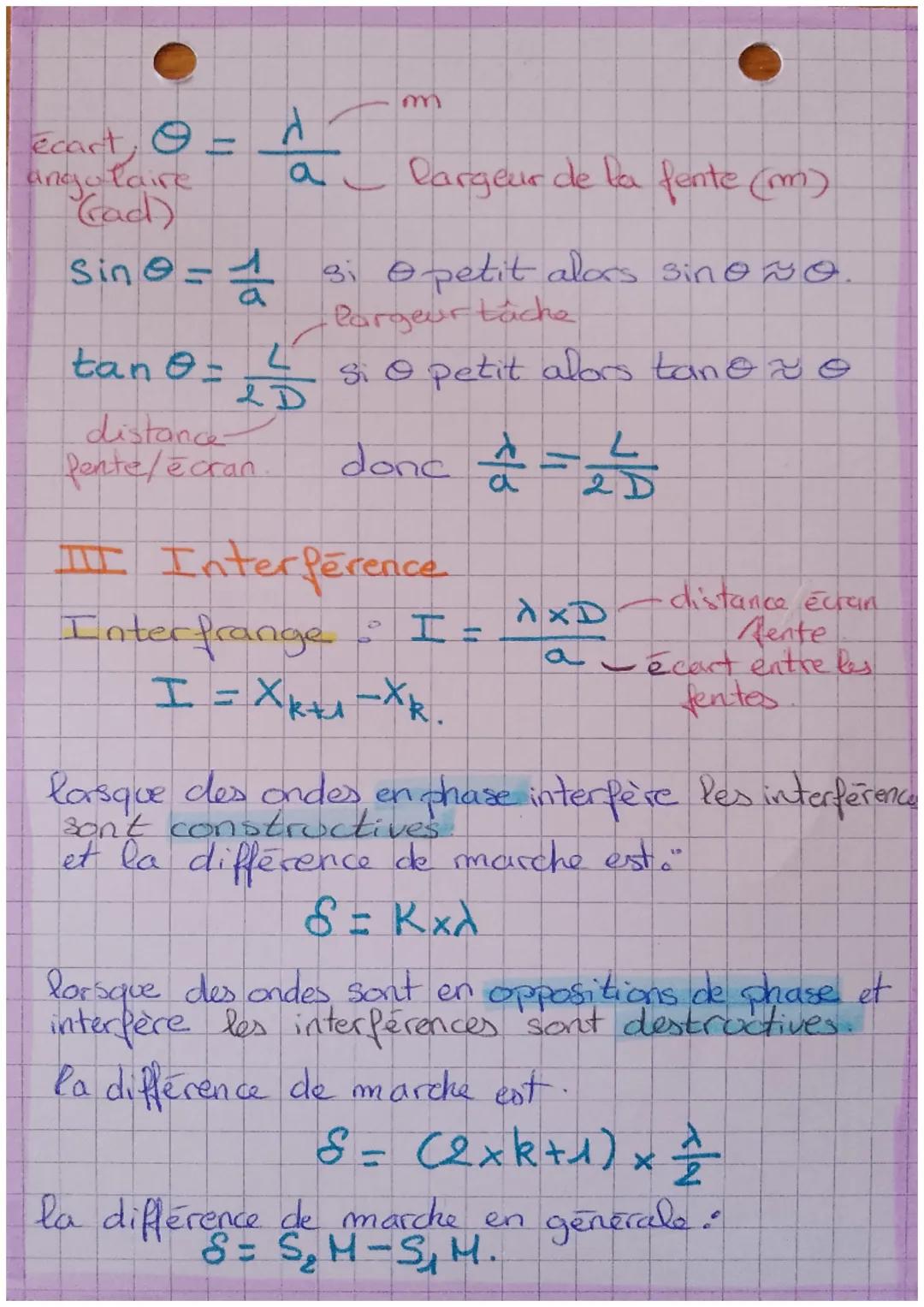 physiq chimi
Proprietesdes ondes et
effet Doppler.
I Rappel
Onde transversale = perturbation perpendicula
à la direction de la propagation
O